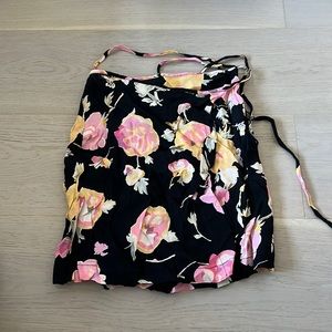 Reformation wrap skirt